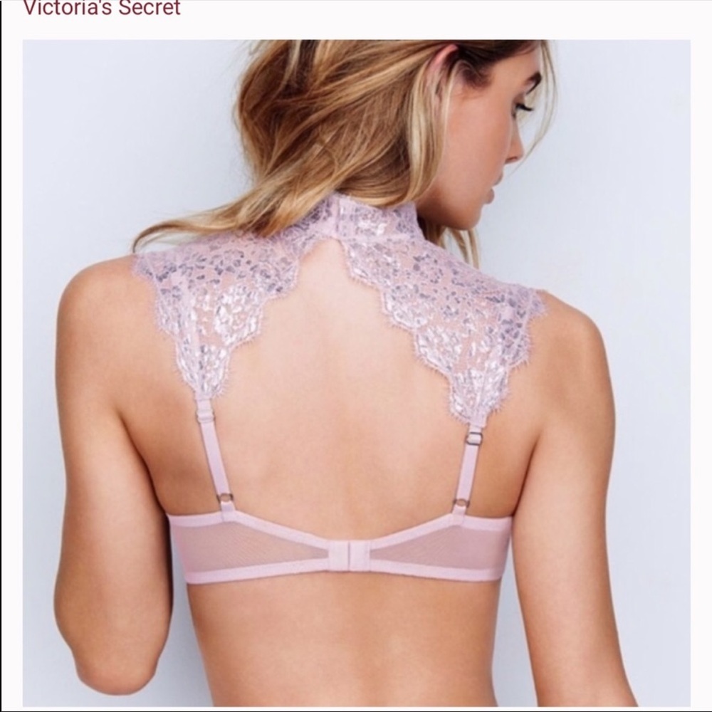 💖VS 2 Pieces Set - High Neck Bralette and Panties - Picture 3 of 8